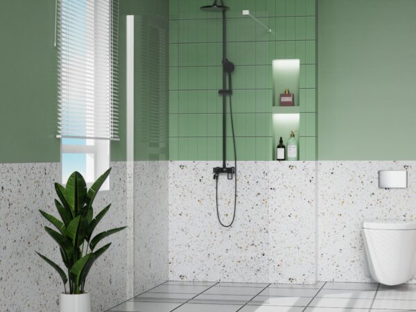 PARETE FISSA WALK-IN DA 140 TRASPARENTE